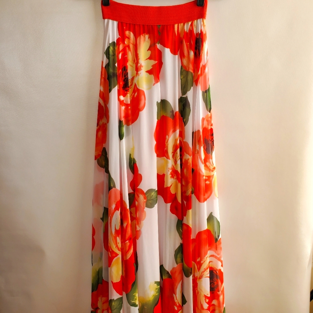 NWT AKIRA Garden of Eden Maxi Skirt Size Small - Picture 2 of 10